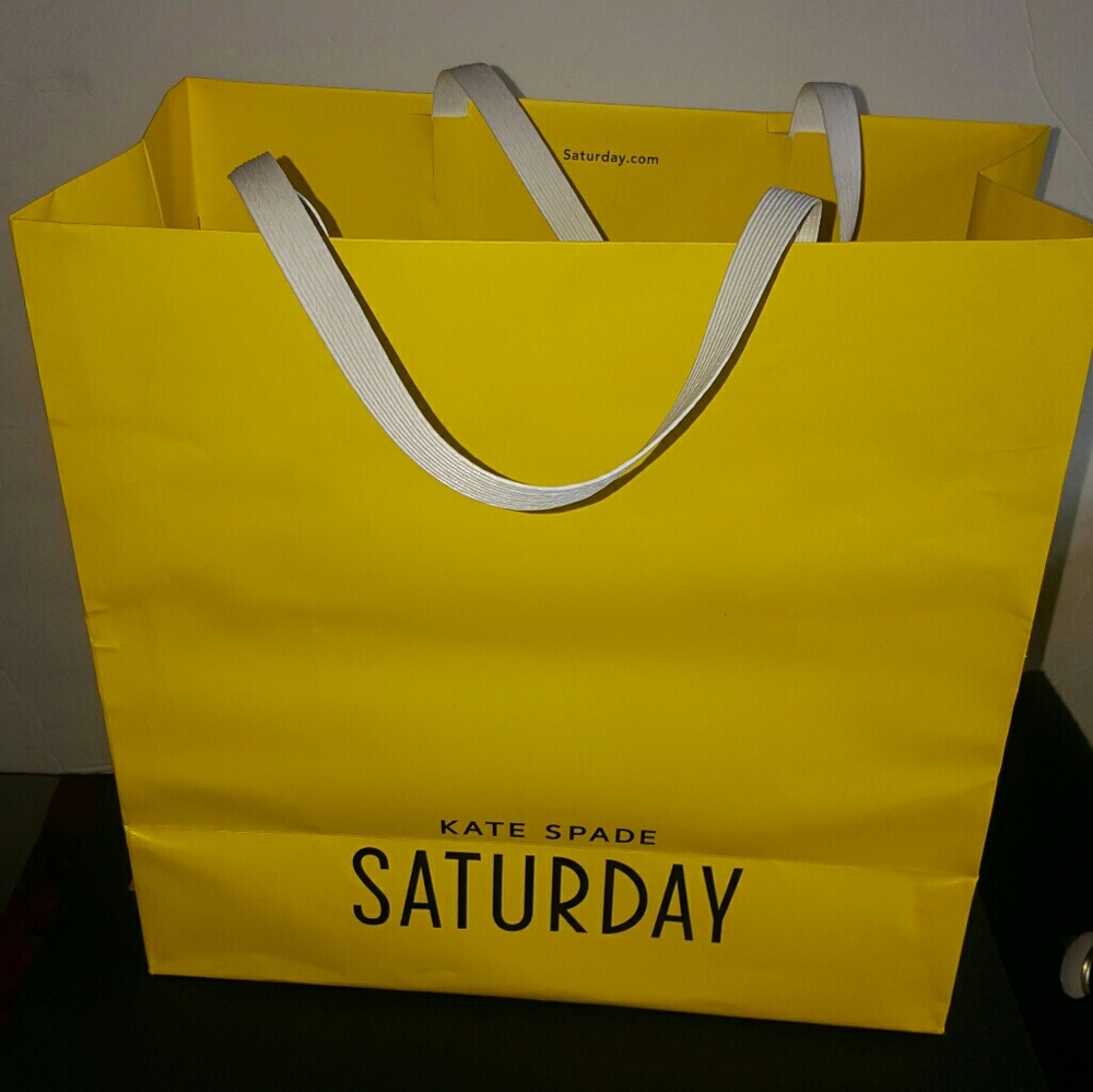 Kate spade paper shopping bag